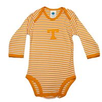 Vols - Tennessee Infant Long Sleeve Striped Body Suit Alumni Hall