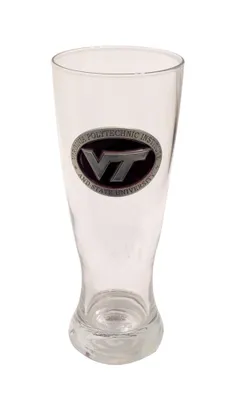  Vt- Virginia Tech Footed Pilsner Glass- Alumni Hall