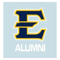  Bucs | Etsu E Over Alumni Decal 5  | Alumni Hall