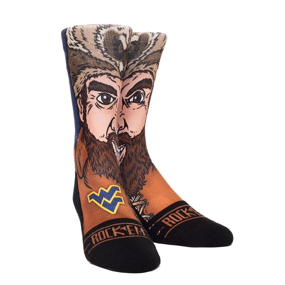 West Virginia Mountaineer Mascot Sock