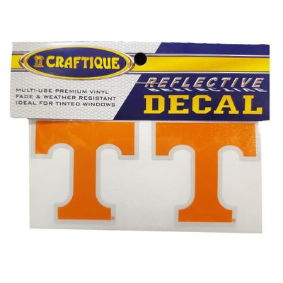  Vols- Tennessee Power T Reflective Decal- Alumni Hall
