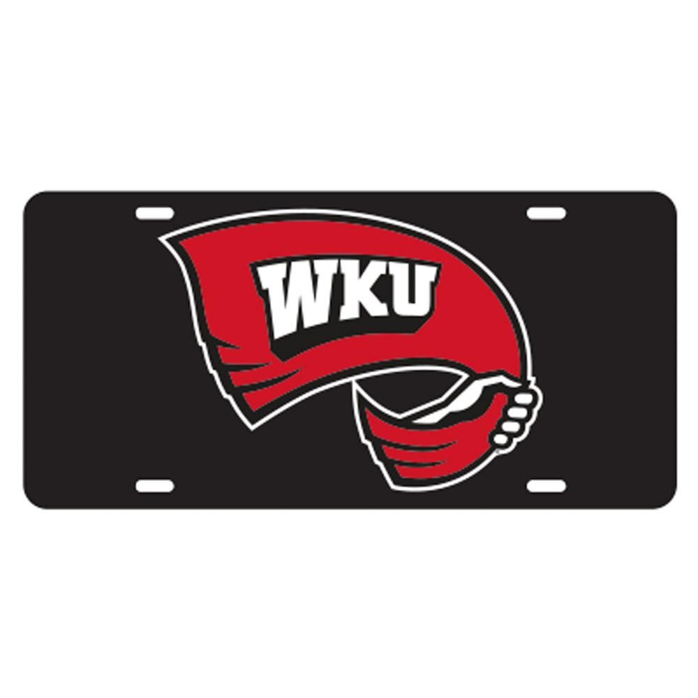  Wku- Western Kentucky Rally Towel Logo License Plate- Alumni Hall