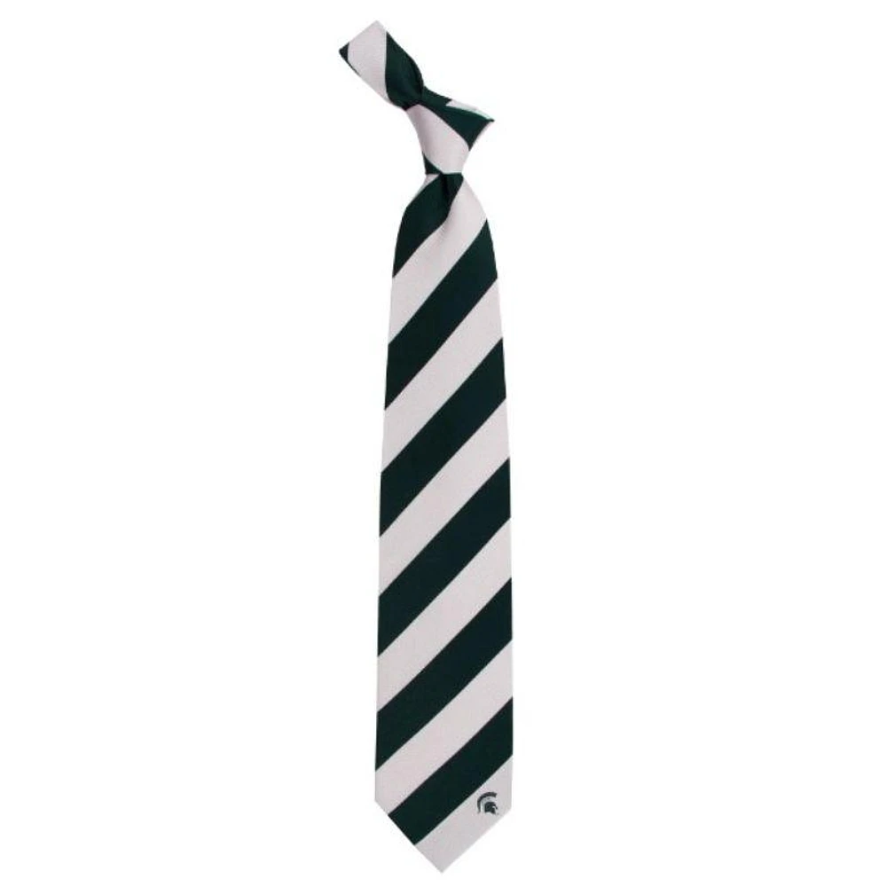 Michigan State Eagles Wings Regiment Stripe Tie