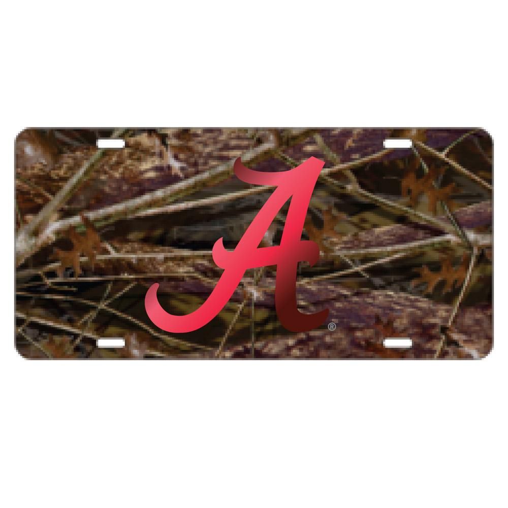 Alabama License Plate Camo/ Script A