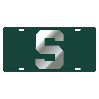  Michigan State Block S Logo License Plate - Alumni Hall