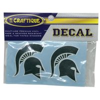  Michigan State Spartan Helmet Logo Decal (2 Pack)- Alumni Hall