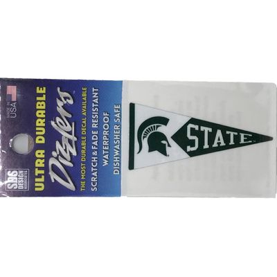  Michigan State Pennant 2  Dizzler Decal - Alumni Hall