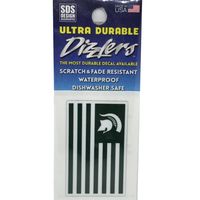  Michigan State Flag 2  Dizzler Decal - Alumni Hall