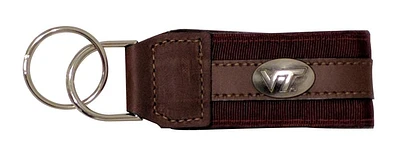 Virginia Tech Zep-Pro Leather Concho Keychain