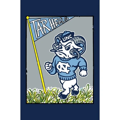 UNC Magnolia Lane Mascot Garden Flag