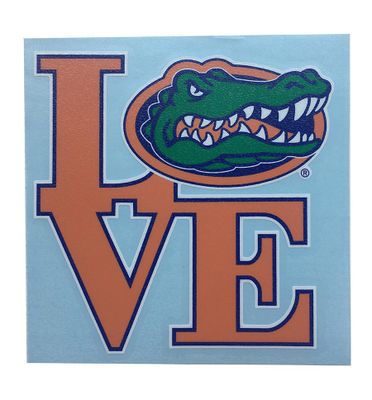  Gators- Florida Love Gator Head Decal- Alumni Hall