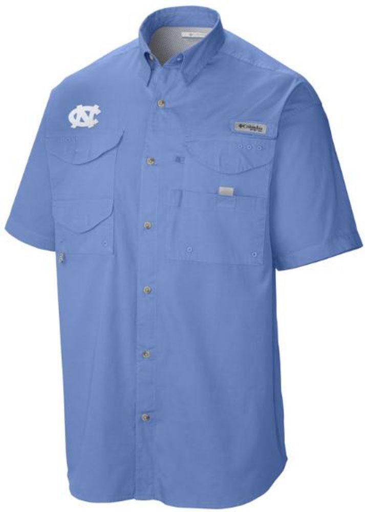 Columbia Men's PFG Bonehead Short Sleeve Shirt - Tall - LT - Blue