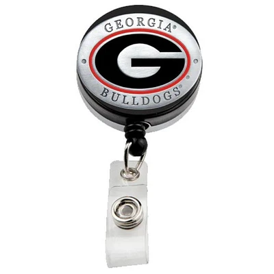 Georgia Heritage Pewter Badge Reel