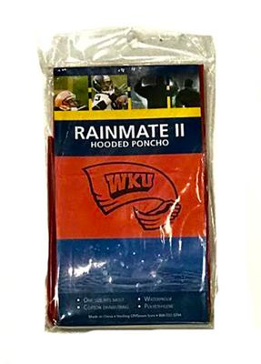  Wku- Western Kentucky Logo Poncho- Alumni Hall