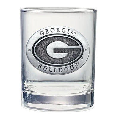 Georgia Heritage Pewter 14 Oz Double Old Fashioned Rocks Glass
