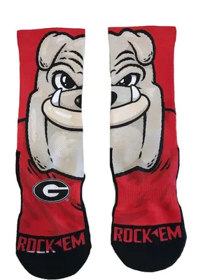 Georgia- Georgia Uga Mascot Sock- Alumni Hall