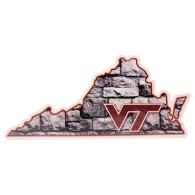  Vt- Virginia Tech Decal Hokie Stone State 6 - Alumni Hall
