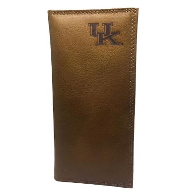  Wildcats- Kentucky Embossed Leather Roper Wallet- Alumni Hall