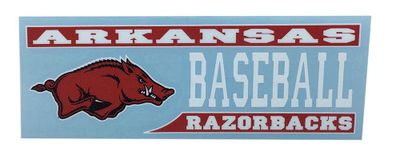  Razorbacks- Arkansas Decal Baseball Block- Alumni Hall