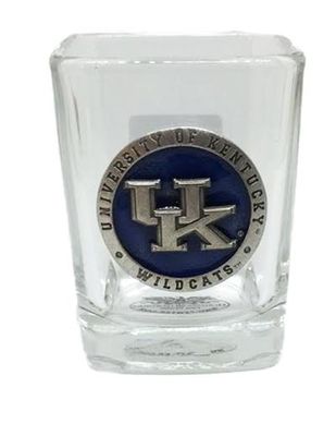  Wildcats- Kentucky Square Shot Glass- Alumni Hall
