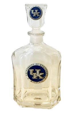  Wildcats- Kentucky Decanter (Blue Emblem)- Alumni Hall