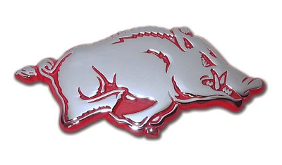 Arkansas Color Chrome Auto Emblem