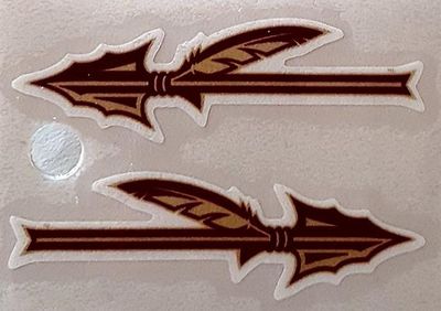  Fsu- Florida State Spear Decal (2 Pack)- Alumni Hall