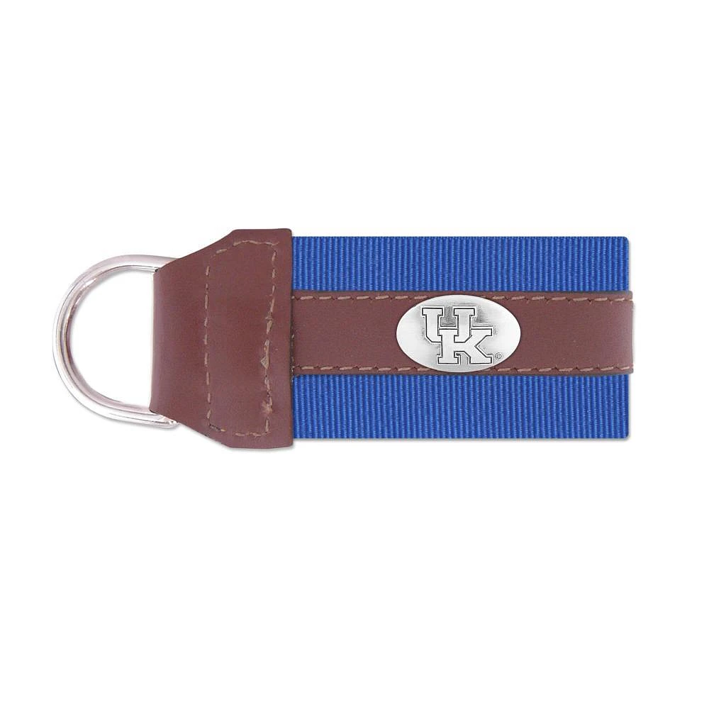 Kentucky Zep-Pro Leather Concho Keychain