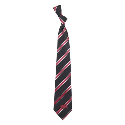 Arkansas Eagles Wings Stripe Tie
