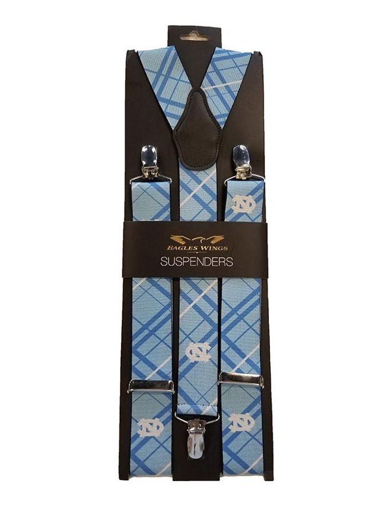  Unc- Unc Men's Oxford Stripe Suspenders- Alumni Hall