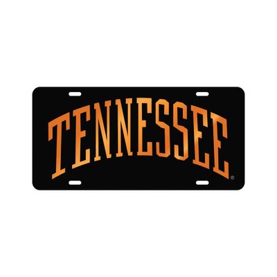  Vols- Tennessee Black Arch License Plate- Alumni Hall