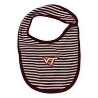 Virginia Tech Infant Striped Bib