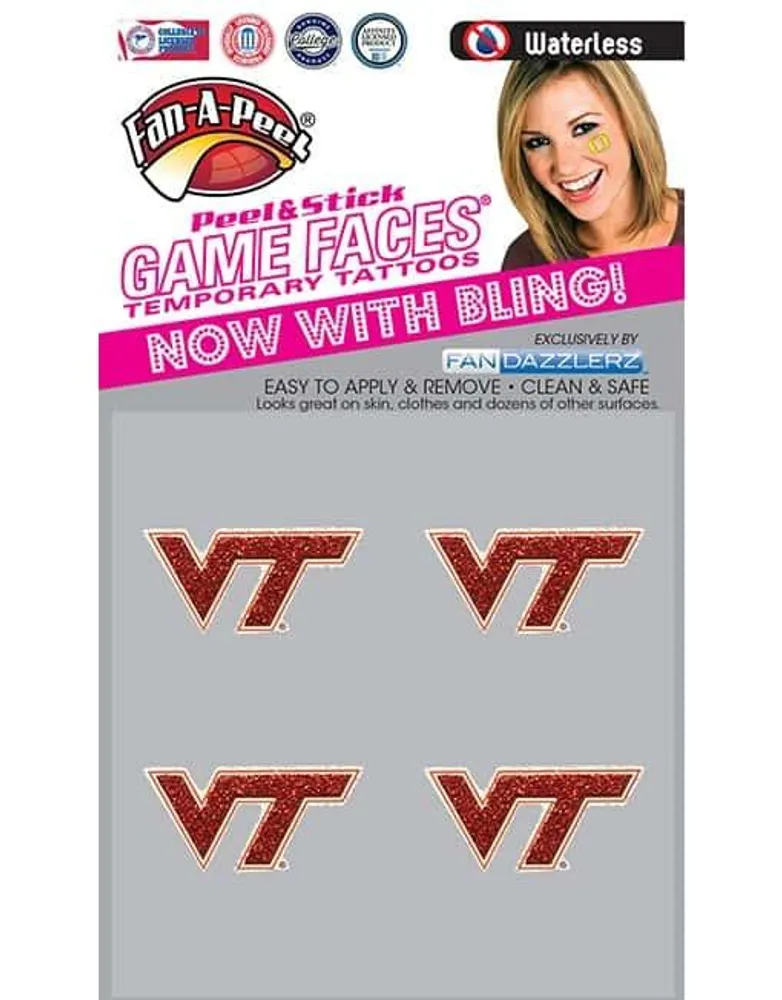  Hokies | Virginia Tech Glitter Waterless Face Tattoos | Alumni Hall