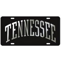  Vols - Tennessee Black And Silver Arch Logo License Plate - Alumni Hall