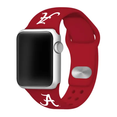  Crimson Tide- Alabama Script A Apple Watch Silicone Sport Band 42mm- Alumni Hall