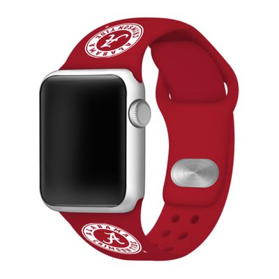 Crimson Tide- Alabama Crimson Tide Apple Watch Silicone Sport Band 42mm- Alumni Hall