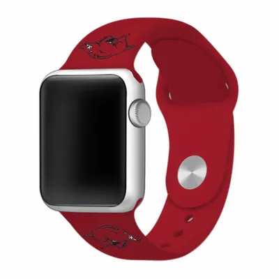  Razorbacks- Arkansas Apple Watch Silicone Sport Band 42mm- Alumni Hall