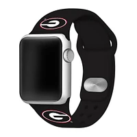 Georgia Black Apple Watch Silicone Sport Band 42mm
