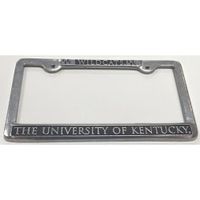  Cats | Kentucky Wildcats Pewter License Plate Frame | Alumni Hall