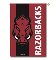 Arkansas Razorbacks Striped House Flag