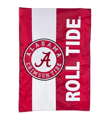 Alabama Crimson Tide Striped Garden Flag