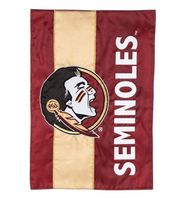 Florida State Seminoles Striped Garden Flag