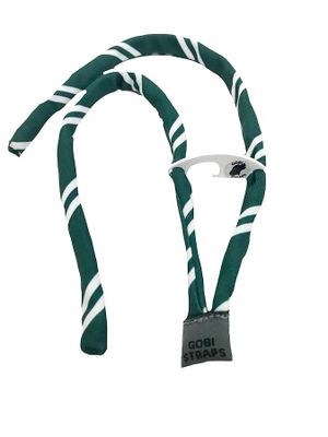 Green And White Gobi Bottle Opener Sunglasses Strap