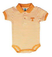 Vols- Tennessee Polo Striped Body Suit- Alumni Hall