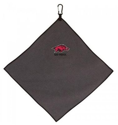  Ar - Arkansas Microfiber Golf Towel (15  X 15 )- Alumni Hall