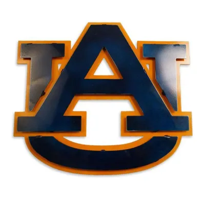  Aub - Auburn Logo 3d Metal Art - 21  X 18 - Alumni Hall