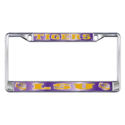  Lsu License Plate Frame Lsu/Tigers