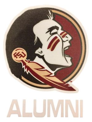  Fsu - Florida State Alumni 5  Decal - Alumni Hall