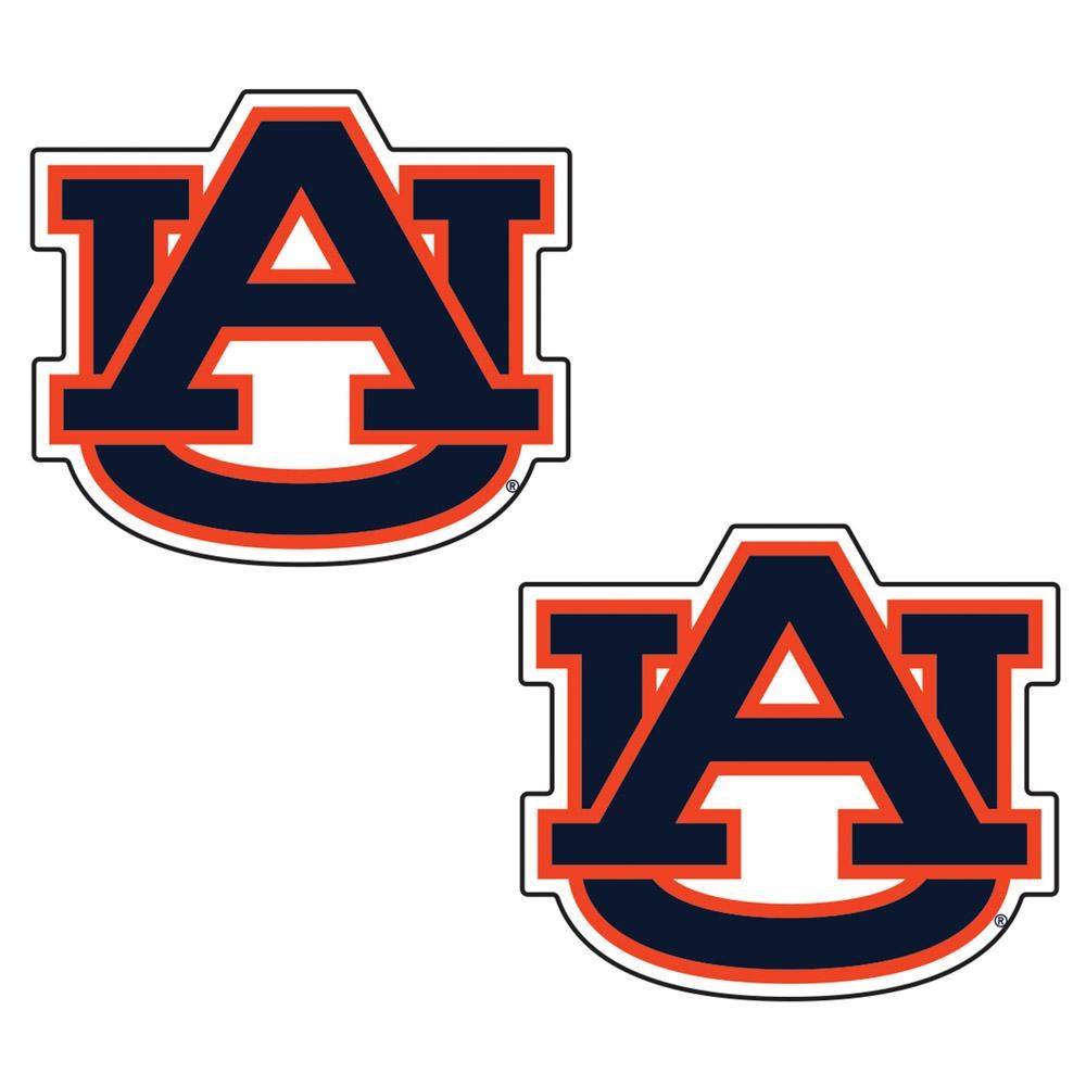  Aub - Auburn 2 Inch Decal 2 Pack - Alumni Hall