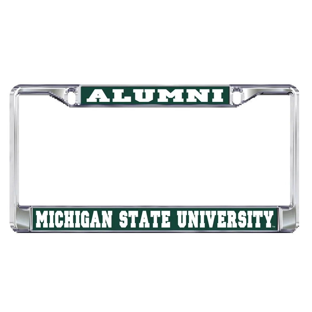  Msu - Michigan State Alumni License Plate Frame - Alumni Hall